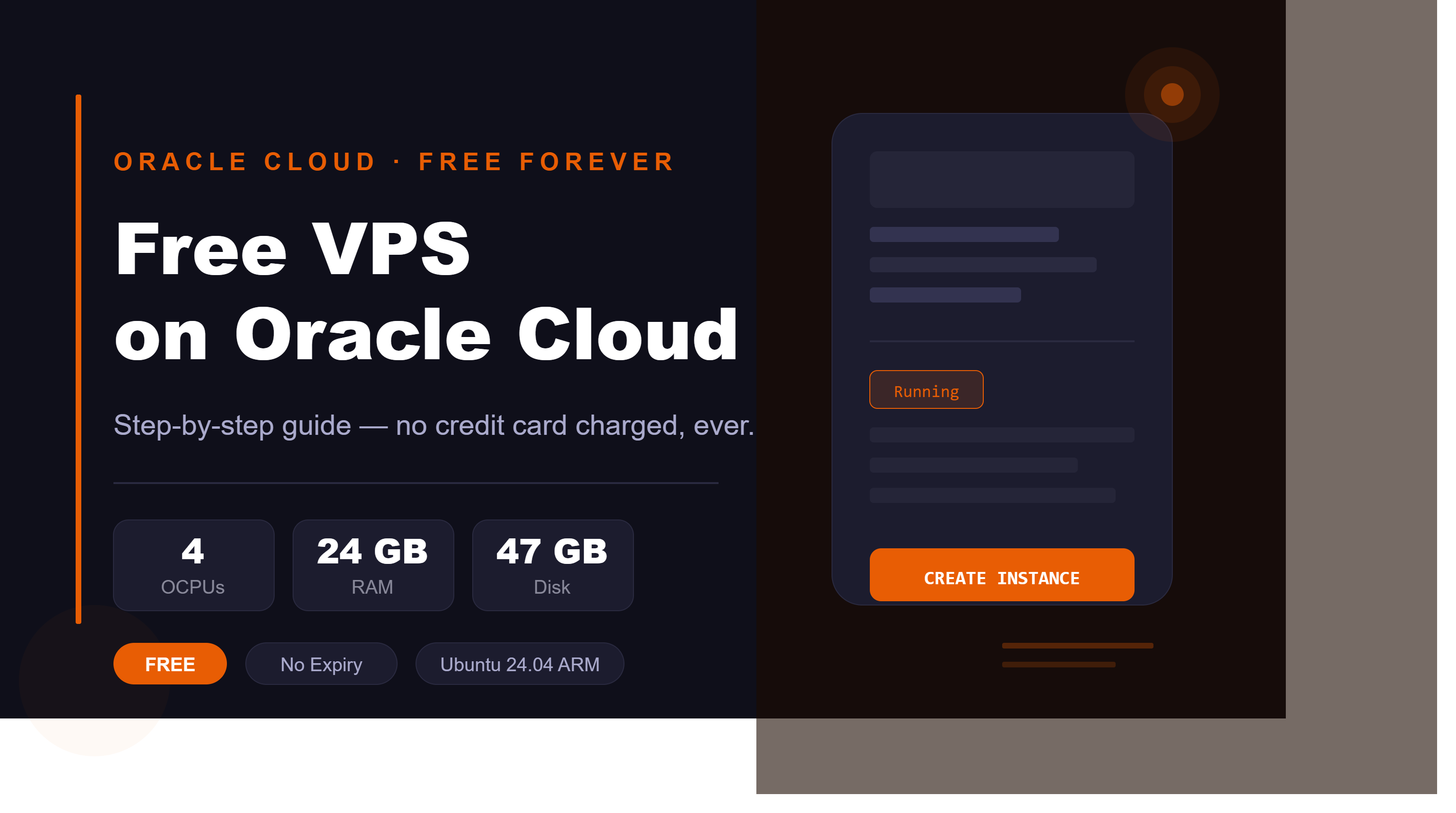 How to Get a Free Forever VPS on Oracle Cloud (Complete Guide)